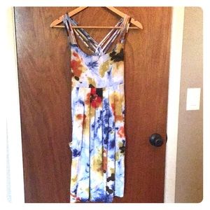 Calvin Klein dress floral print - size 4